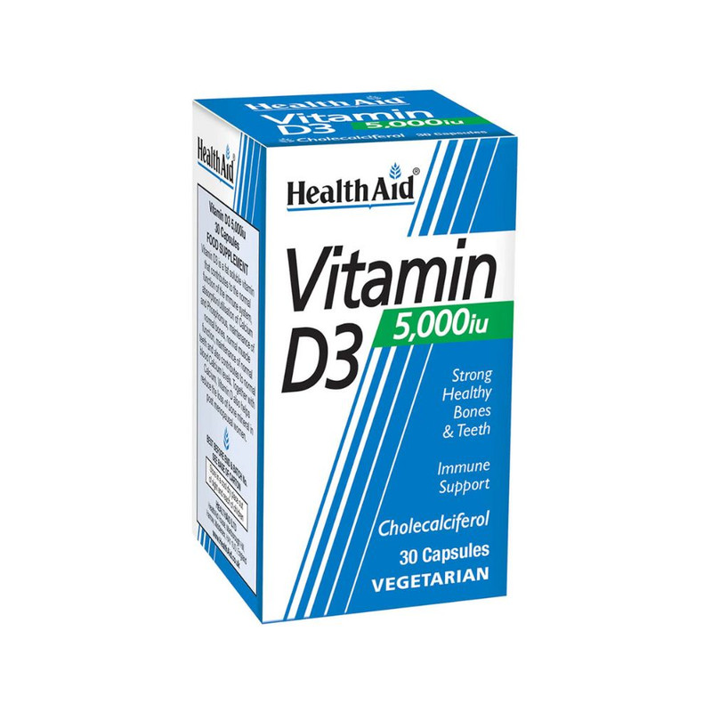 HealthAid Vitamin D3 5,000iu 30 Capsules