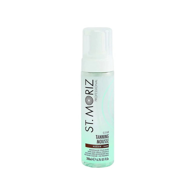 St. Moriz Professional Clear Self Tanning Mousse Medium - Dark 200ml