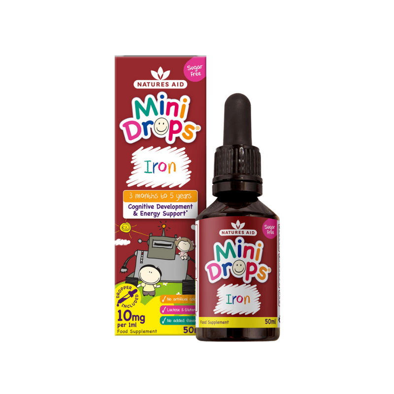 Natures Aid Mini Drops Iron