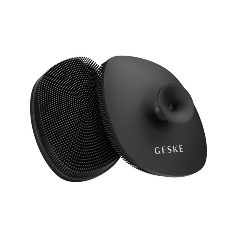 Geske Facial Brush with handle 4 in 1 Gray