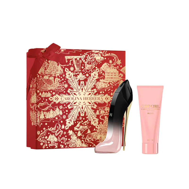 Carolina Herrera Good Girl Blush Elixir Eau De Parfum Elixir Natural Spray 80ml + Blush Body Lotion 100ml