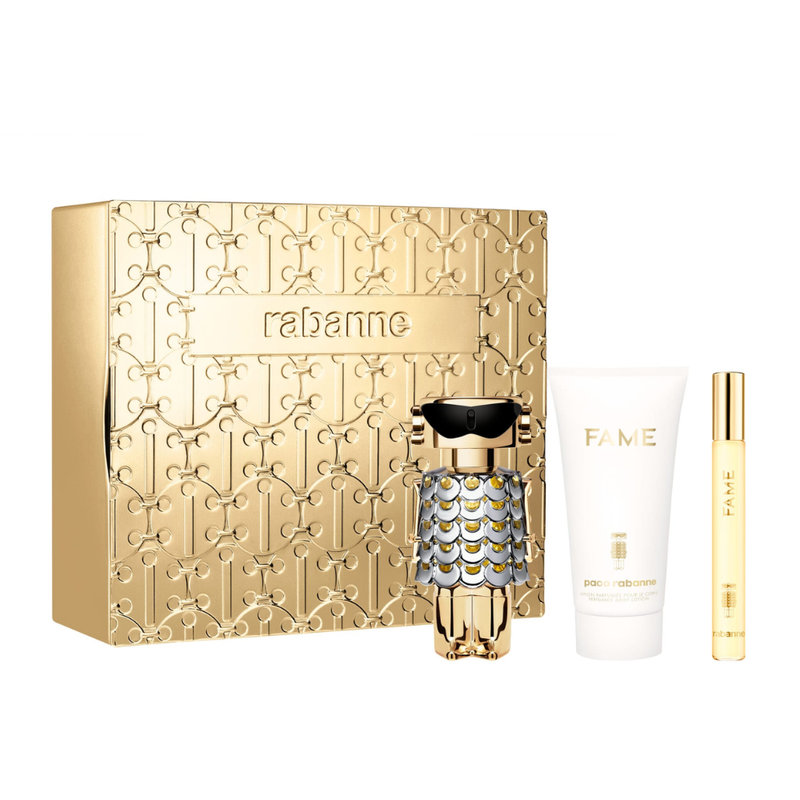 Paco Rabanne Fame Eau De Parfum 80ml + Lotion 100ml + Travel Spray 10ml