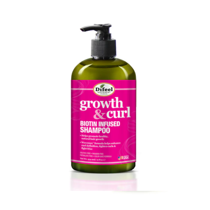 Difeel Growth & Curl Biotin Infused Shampoo 356ml