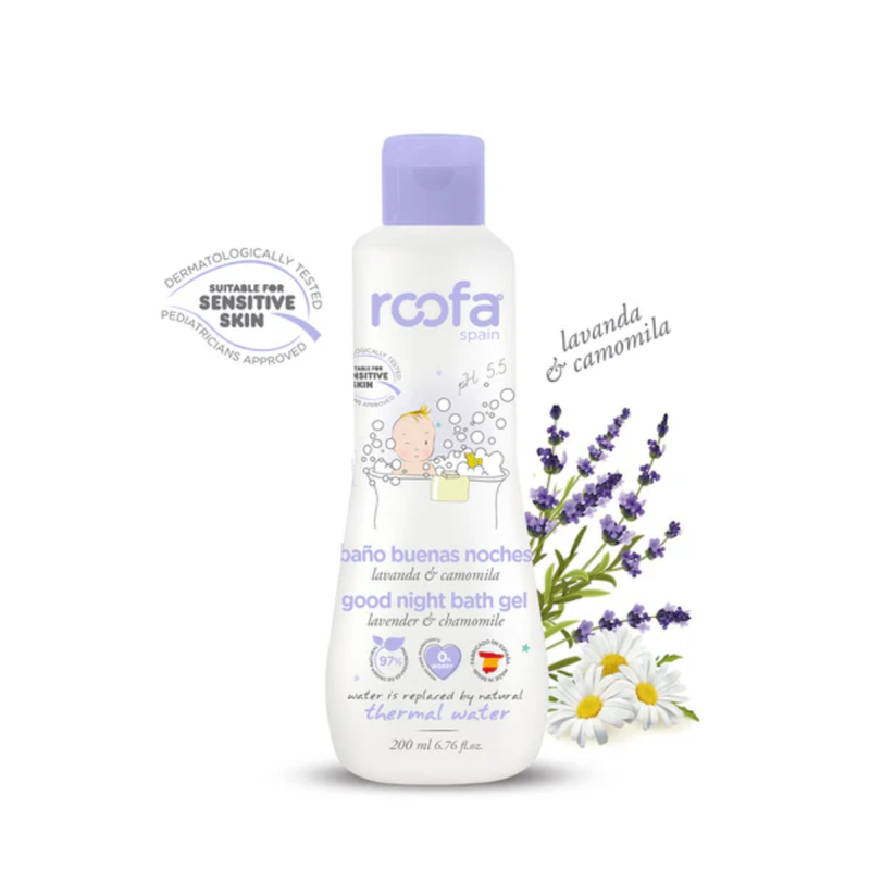 Roofa Good Night Bath Gel Lavendar & Chamomile 200ml