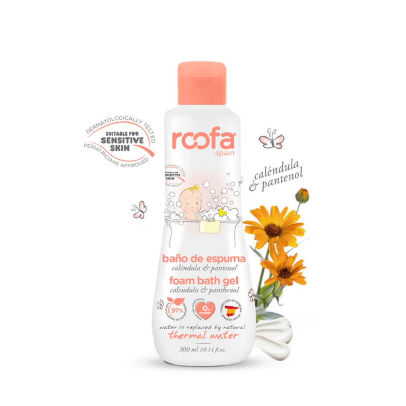 Roofa Foam Bath Gel Calendula & Panthenol 300ml