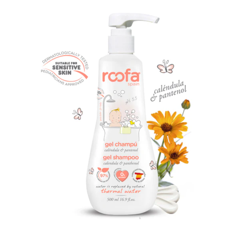 Roofa Gel Shampoo Calendula & Panthenol 500ml