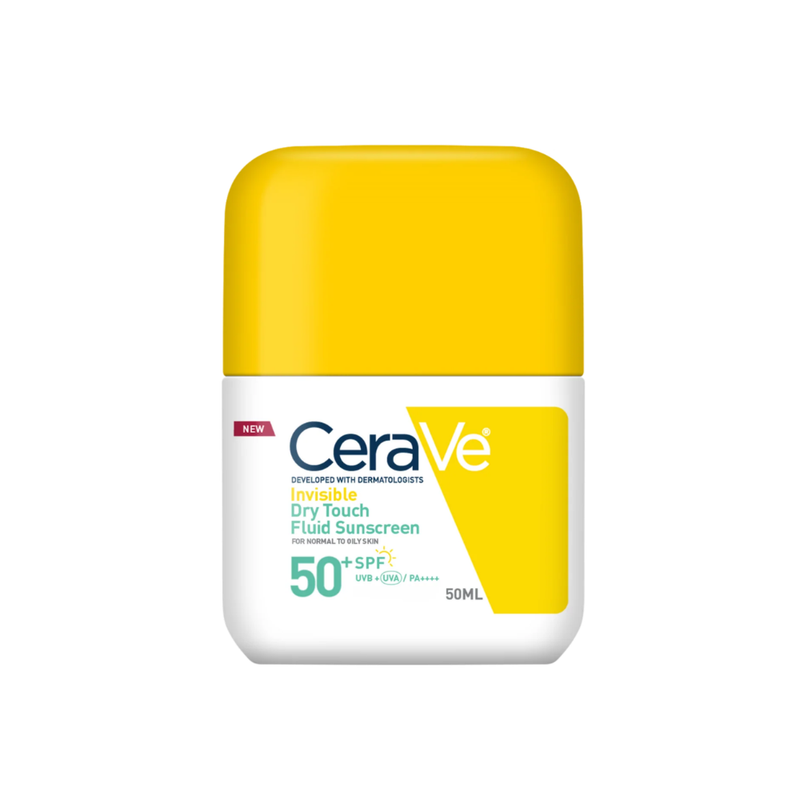 CeraVe Invisible Dry Touch Fluid Sunscreen SPF50+ 50ml