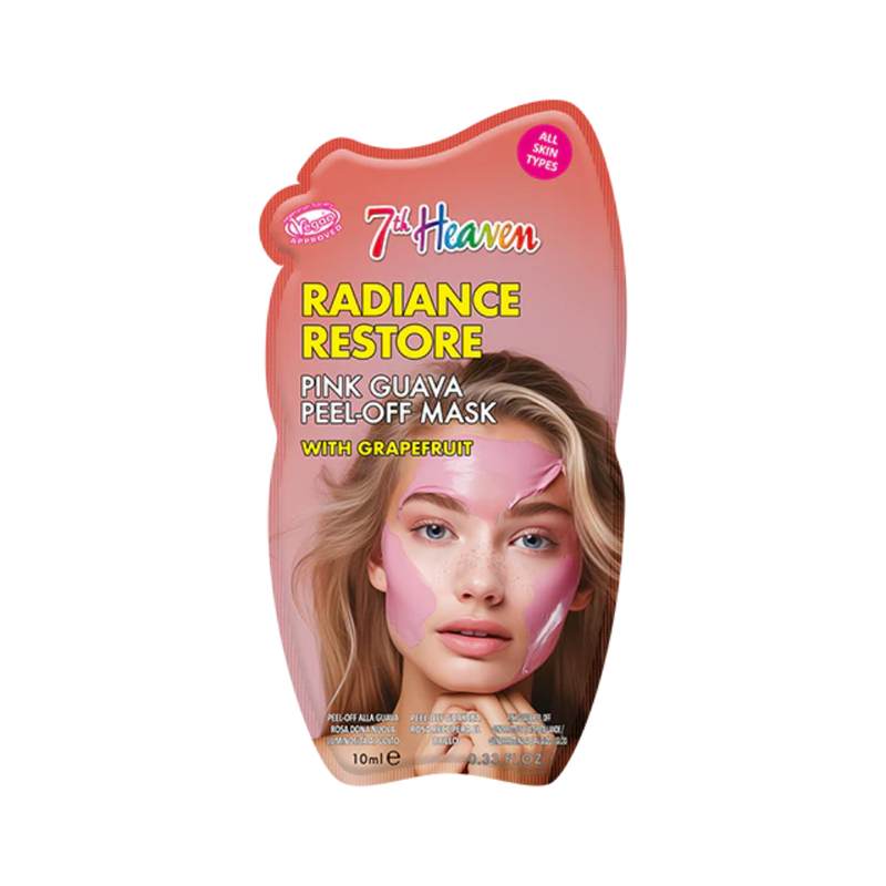 7th Heaven Radiance Restore Pink Guave Peel-Off Mask With Grapefruit