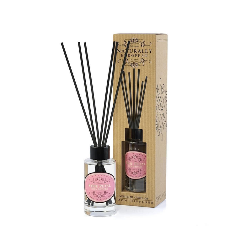 Naturally European Classic Rose Petal Room Diffuser 100ml