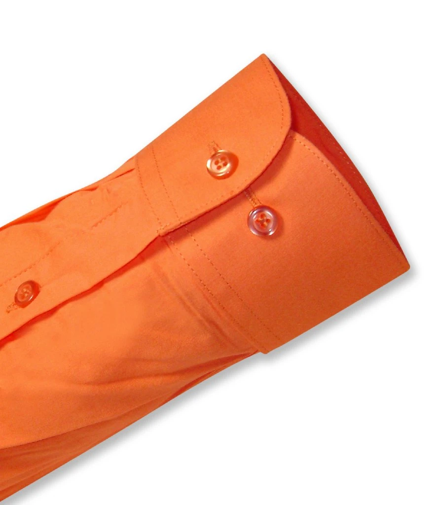 Burnt Orange Dress Shirt Mens Cotton Burnt Orange Dress Shirt