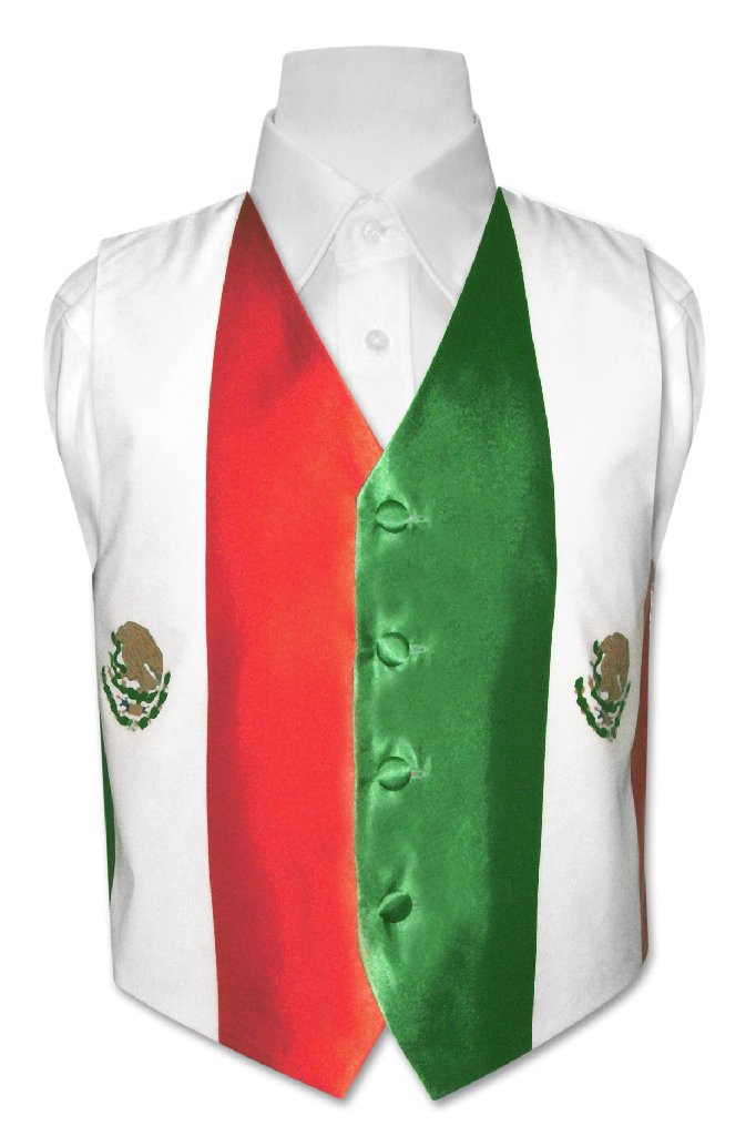 Mexican Flag Vest Boys Mexican Flag Vest Size 4 Mexican Flag Vest.