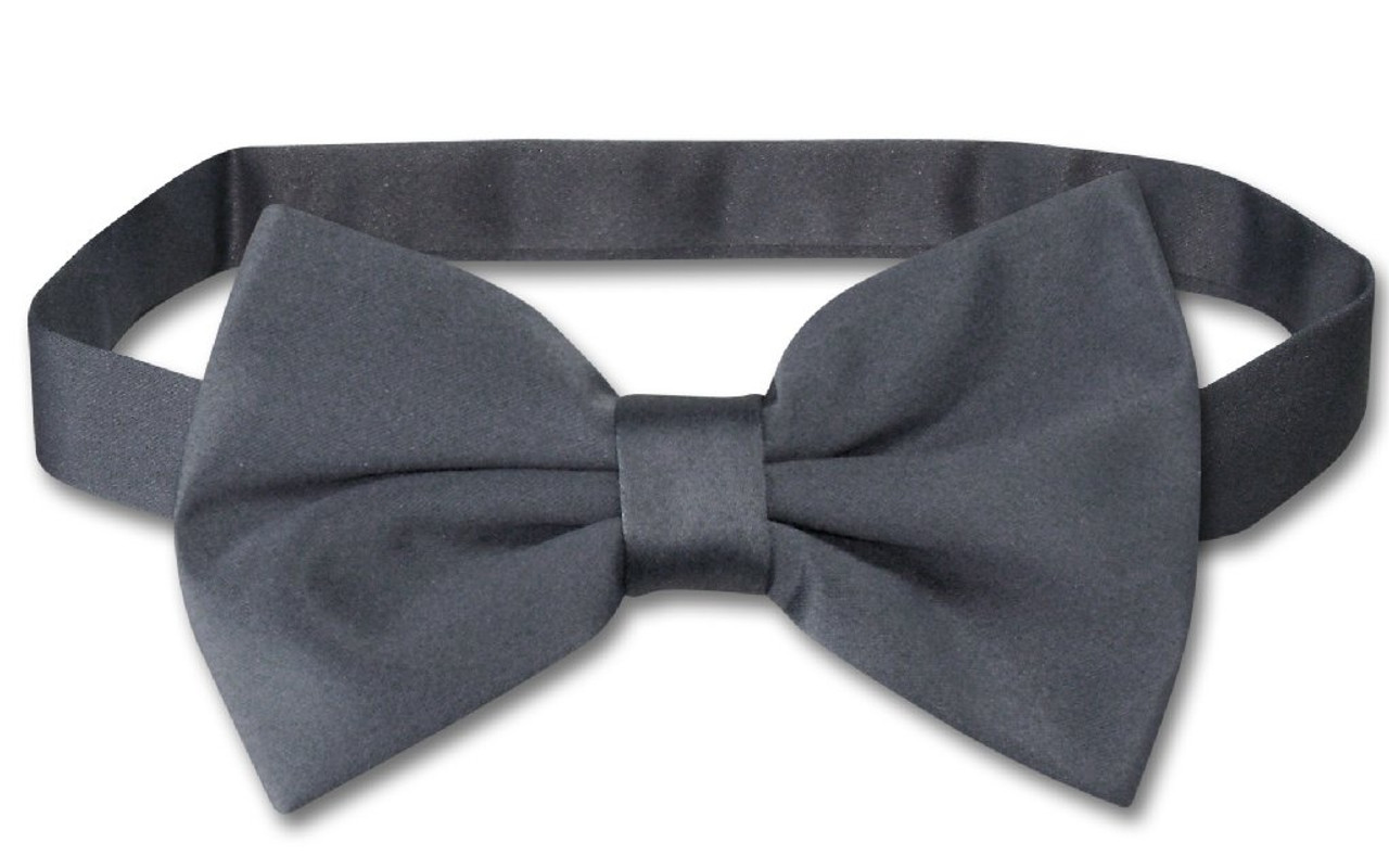 Grey Vest And Grey BowTie Set | Gray Vest And Bow Tie Set