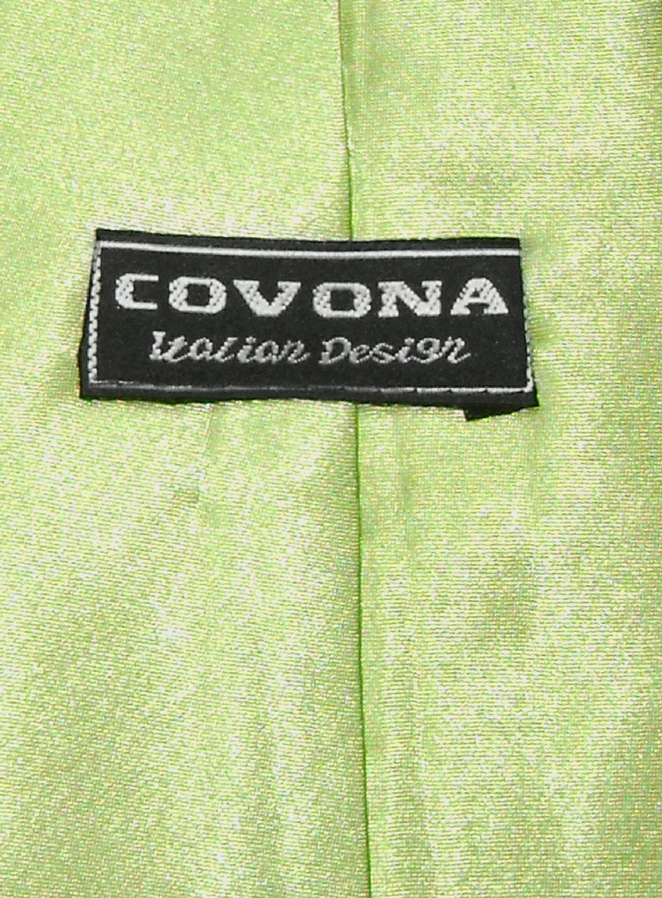 Covona NeckTie Solid Light GREEN Color Men's Neck Tie - KrisarClothing
