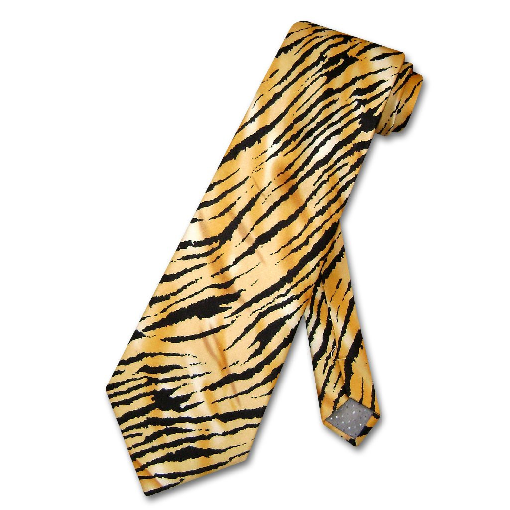 tiger print tie