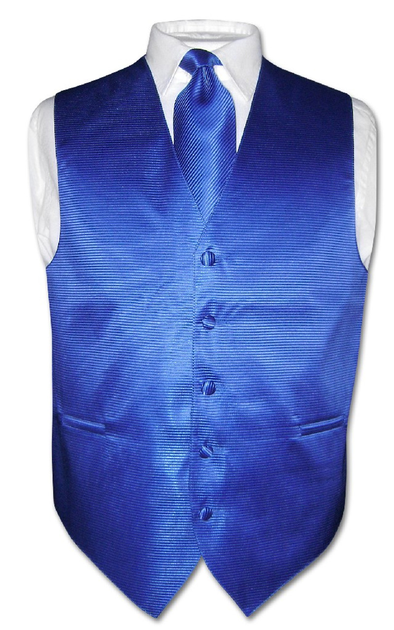 Royal blue dress on sale vest