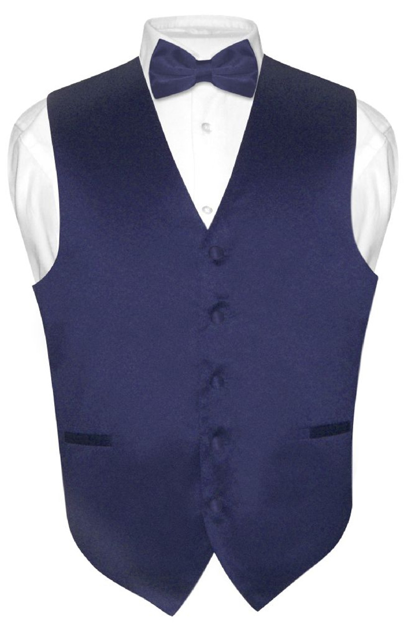 navy blue tux vest