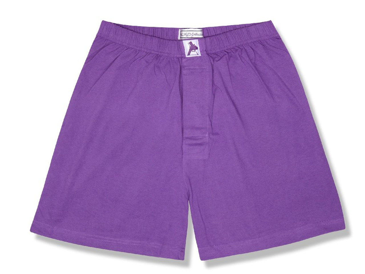 purple boxer shorts