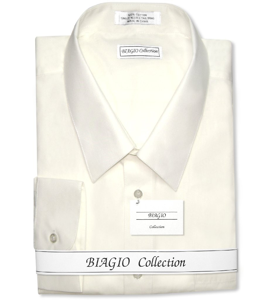 Men's Cream Classic Cotton Casual Shirt