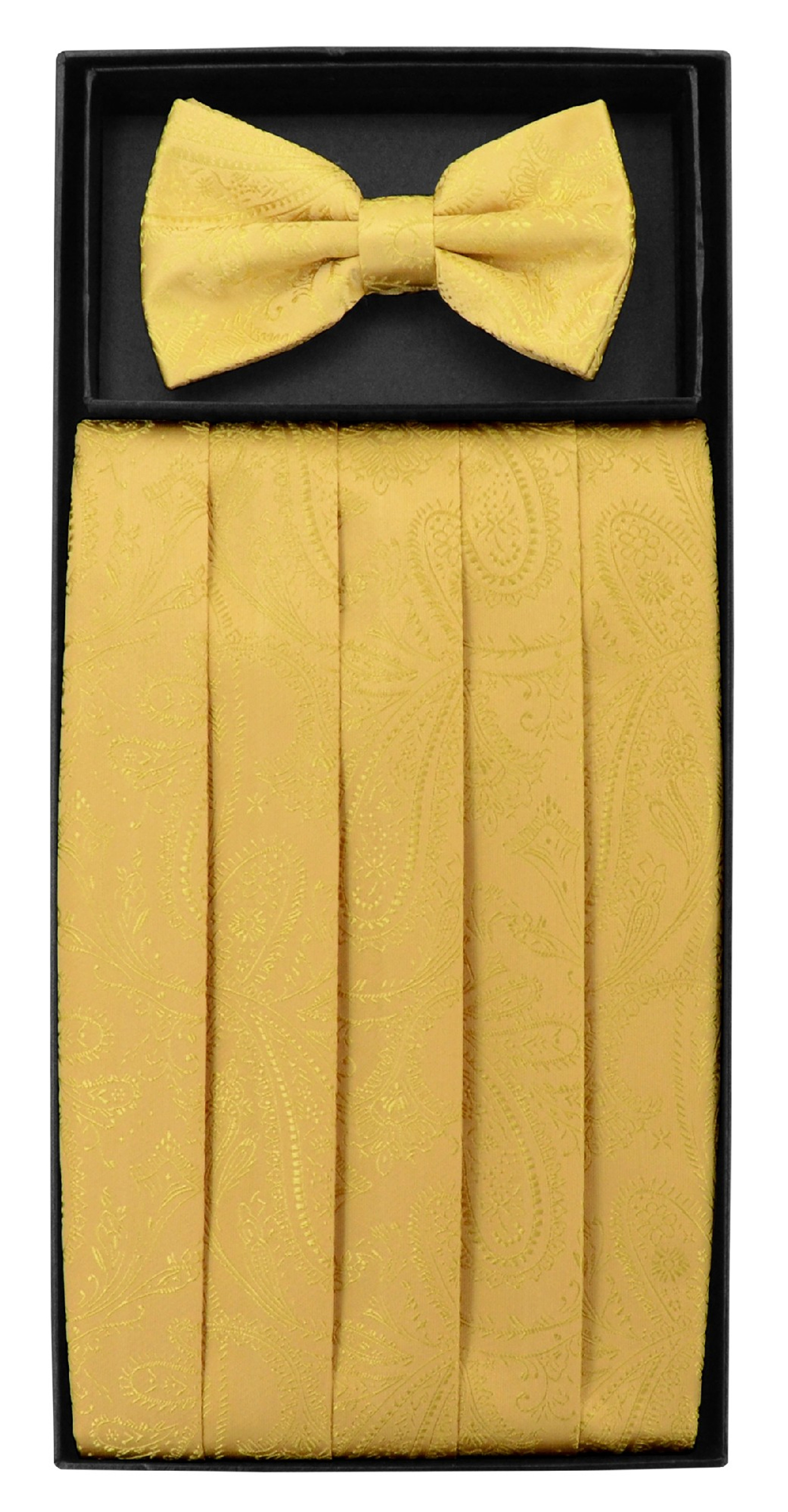cumberbund and bow tie pattern