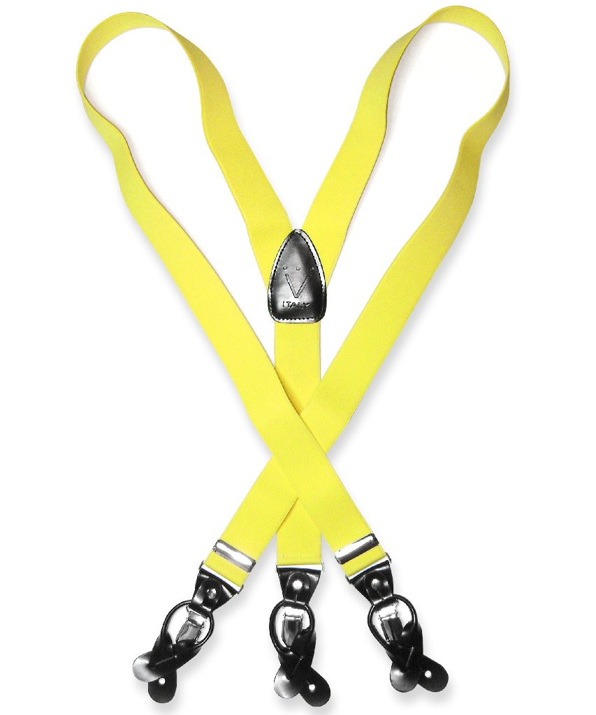 Men'S Red Suspenders For Men Y Shape Back Elastic Button & Clip Convertible main image 1