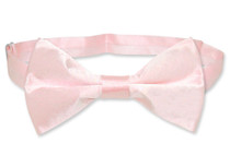 Pink Vest | Pink BowTie | Silk Solid Pink Color Vest Bow Tie Set