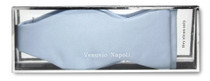 Vesuvio Napoli SELF TIE Bow Tie Solid BABY BLUE Color Men's BowTie