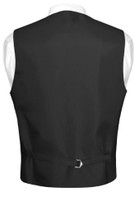 Men's Dress Vest & BOWTie MOCHA LIGHT BROWN Vertical Striped Design Bow Tie Set