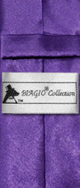 Biagio BOY'S NeckTie Solid PURPLE Indigo Color Youth Neck Tie