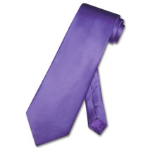Mens Purple Tie | Mens Biagio Silk Solid Purple Necktie