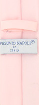Vesuvio Napoli PINK Skinny 2.5" Neck Tie Handkerchief Mens Narrow Neck Tie Set