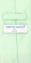 Vesuvio Napoli NeckTie Solid LAUREL GREEN Color Men's Neck Tie