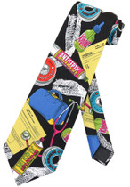 Doctor Profession Mens NeckTie | Medical Themed Mens Neck Tie