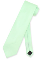 Extra Long Laurel Green Tie | Solid Laurel Green Color XL NeckTie