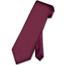 Biagio 100% Silk NeckTie Extra Long Eggplant Purple Mens Neck Tie