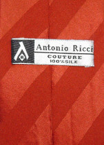 Antonio Ricci 100% SILK NeckTie Dark RED Jacquard Tone on Tone Men's Neck Tie