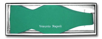 Vesuvio Napoli SELF TIE Bow Tie Solid EMERALD GREEN Color Men's BowTie