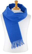 Royal Blue Color Wool Neck Scarf | Biagio 100% Wool Neck Scarve