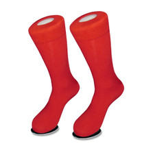 6 Pair of Biagio Solid RED Color Men's COTTON Dress SOCKS