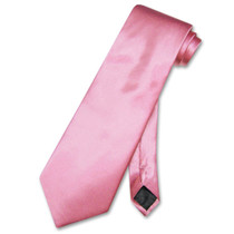 Hot Pink Fuchsia Mens NeckTie | Antonio Ricci Solid Color Neck Ties