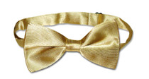 BowTie Solid Gold Color Mens Bow Tie Tuxedo or Suit