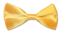 BOWTIE Solid GOLD Color Bright Yellow Color Men's Bow Tie for Tuxedo or Suit