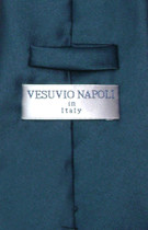 Vesuvio Napoli NeckTie Solid BLUE SAPPHIRE Color Men's Neck Tie