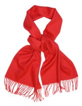 Red Color Wool Neck Scarf | Biagio Brand 100% Wool Neck Scarve