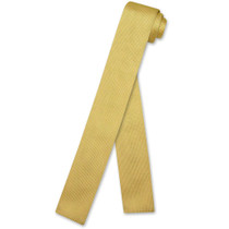 Yellow Color Knitted Mens NeckTie | Antonio Ricci Knit Mens Neck Tie