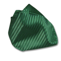 Men's Dress Vest & BOWTie EMERALD GREEN Color Vertical Stripe Design Bow Tie Set