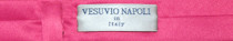 Vesuvio Napoli Narrow NeckTie Extra Skinny HOT PINK FUCHSIA Thin 1.5" Neck Tie