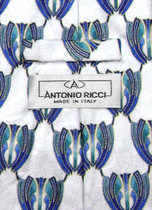 Antonio Ricci SILK NeckTie Made in ITALY Geometric Design Men's Neck Tie #5667-1