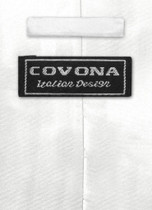 Solid WHITE Color NeckTie Handkerchief Matching Men's Neck Tie Set