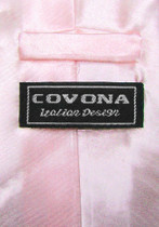 Solid PINK Color NeckTie Handkerchief Matching Men's Neck Tie Set