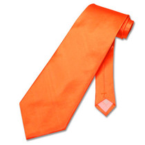 Covona NeckTie Solid ORANGE Color Men's Neck Tie